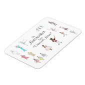 Gepersonaliseerde Nutkraker Ballet Magneet (Linkerzijde)