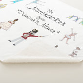 Gepersonaliseerde Nutkraker Ballet Sherpa Deken (3/4)