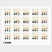 Gepersonaliseerde Nutkraker Gift Labels (Vel)