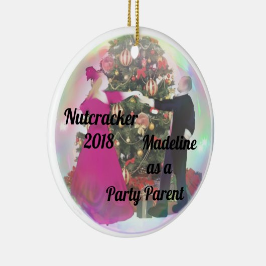 Gepersonaliseerde Nutkraker Ornament - Partij Oude (Rechts)