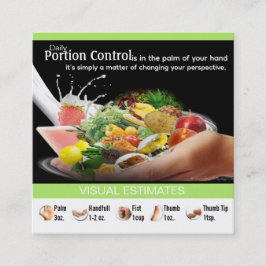 Gepersonaliseerde Nutrition Coaching Visitekaartje