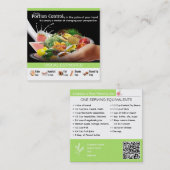 Gepersonaliseerde Nutrition Coaching Visitekaartje (Voorkant / Achterkant)