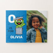 Gepersonaliseerde O is voor Oscar de Grouch | Foto Legpuzzel (Horizontaal)