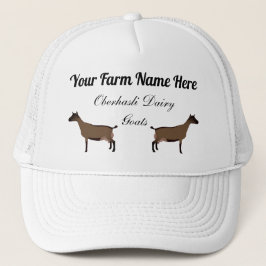 Gepersonaliseerde Oberhasli Dairy Goats Trucker Pet