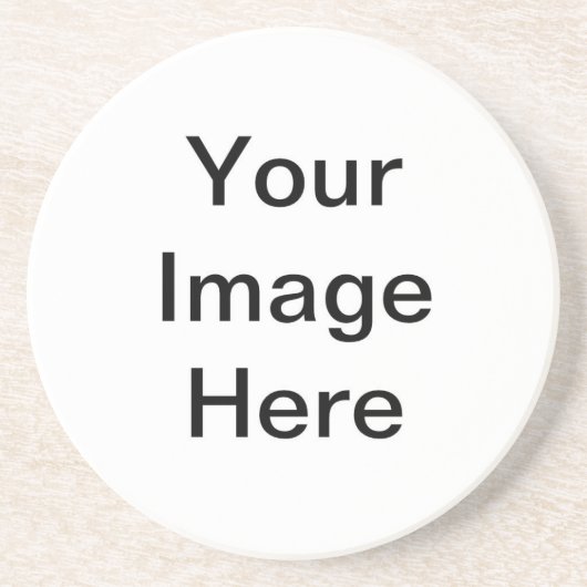 Gepersonaliseerde objecten zandsteen onderzetter (Voorkant)