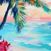 Gepersonaliseerde Oceaan Bijbel vers Psalm 93: Canvas Afdruk