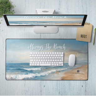 Gepersonaliseerde Ocean Beach Vakantie Scene Bureaumat