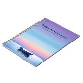 Gepersonaliseerde Ocean Sunset Notitieboek (Linkerzijde)