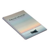 Gepersonaliseerde Ocean Sunset Notitieboek (Rechterzijde)