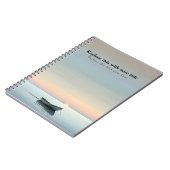 Gepersonaliseerde Ocean Sunset Notitieboek (Linkerzijde)