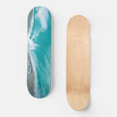 Gepersonaliseerde Ocean Wave Theme Persoonlijk Skateboard (Voorkant)