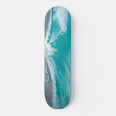 Gepersonaliseerde Ocean Wave Theme Persoonlijk Skateboard (Voorkant)