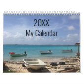 Gepersonaliseerde Ocean Waves Beach Scene Kalender (Hoes)