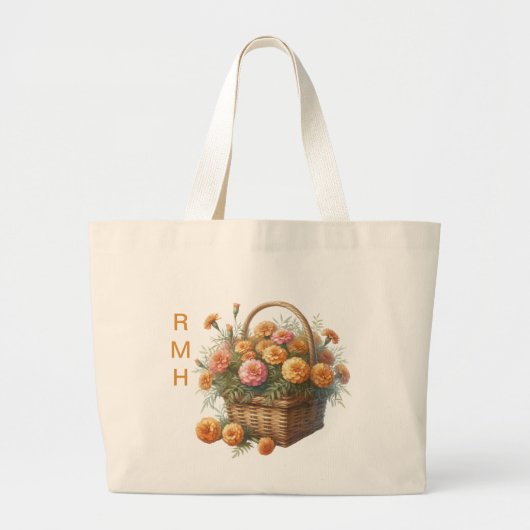 Gepersonaliseerde October Marigold Tassen (Voorkant)