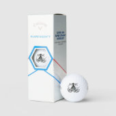 Gepersonaliseerde Octopus Design Callaway golfball Golfballen (Verpakking)