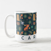 Gepersonaliseerde Oerwoud Leopard Mok | Aangepaste (Links)