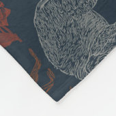 Gepersonaliseerde Oerwoud Safari Fleece Deken (Hoek)