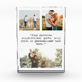 Gepersonaliseerde offerte 3 Fotocollage Fotoblok (Voorkant)