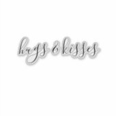 Gepersonaliseerde offerte knuffels & kussen sticker (Voorkant)