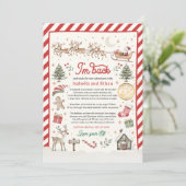 Gepersonaliseerde Officiële Elf Aankomstbrief voor Kaart (Staand voorkant)