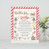 Gepersonaliseerde Officiële Elf Afscheidsbrief voo (Staand voorkant)