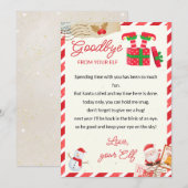 Gepersonaliseerde Officiële Elf Afscheidsbrief voo Kaart (Voorkant / Achterkant)