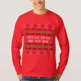 Gepersonaliseerde officiële Kantoor Ugly "Sweater" T-shirt