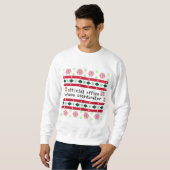 Gepersonaliseerde officiële Kantoor Ugly "Sweater" Trui (Voorkant volledig)