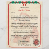 Gepersonaliseerde officiële kerstbrief voor kinder (Voorkant)