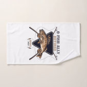 Gepersonaliseerde Ofishally Gepensioneerde Grappig Bad Handdoek (Handdoek)