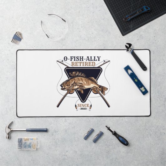 Gepersonaliseerde Ofishally Gepensioneerde Grappig Bureaumat (Werkstation)