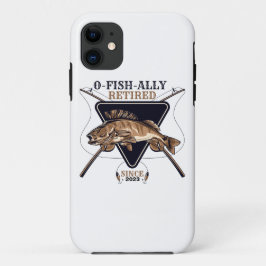 Gepersonaliseerde Ofishally Gepensioneerde Grappig Case-Mate iPhone Case