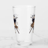 Gepersonaliseerde Ofishally Gepensioneerde Grappig Glas (Links)