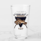 Gepersonaliseerde Ofishally Gepensioneerde Grappig Glas (Voorkant)