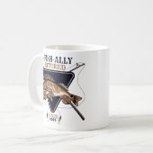 Gepersonaliseerde Ofishally Gepensioneerde Grappig Koffiemok (Voorkant links)