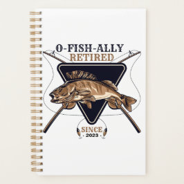 Gepersonaliseerde Ofishally Gepensioneerde Grappig Planner