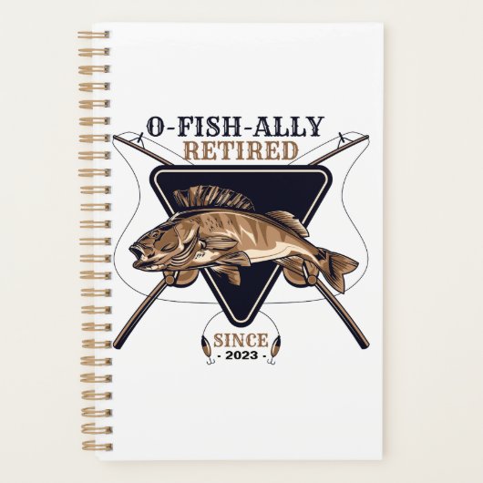 Gepersonaliseerde Ofishally Gepensioneerde Grappig Planner (Voorkant)