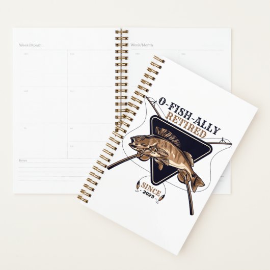 Gepersonaliseerde Ofishally Gepensioneerde Grappig Planner (Display)