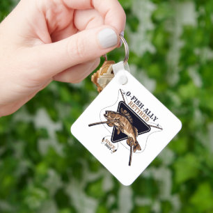 Gepersonaliseerde Ofishally Gepensioneerde Grappig Sleutelhanger