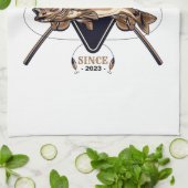 Gepersonaliseerde Ofishally Gepensioneerde Grappig Theedoek (Gevouwen)