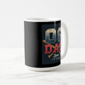 Gepersonaliseerde OG Dad Baseball Vaderdag Koffiemok (Voorkant rechts)