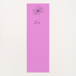 Gepersonaliseerde oktober Kosmos Geboortebloem Gif Yogamat