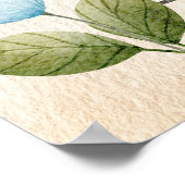 Gepersonaliseerde olifant, Baby dieren, Boho, Rege Poster (Hoek)