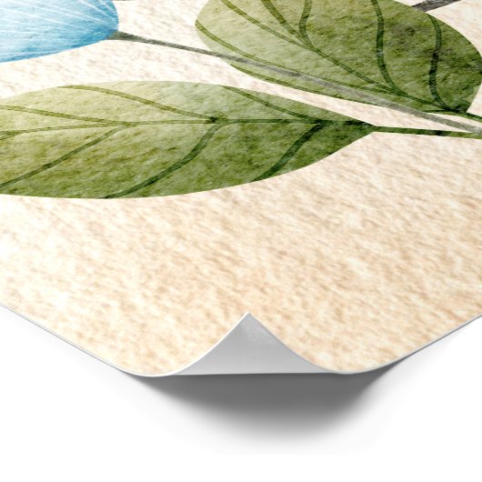 Gepersonaliseerde olifant, Baby dieren, Boho, Rege Poster (Hoek)