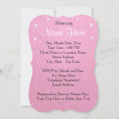 Gepersonaliseerde Olifant Baby Douche uitnodiginge Kaart (Achterkant)