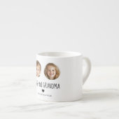 Gepersonaliseerde oma cadeau | Aangepast kleinkind Espresso Kop (Voorkant rechts)
