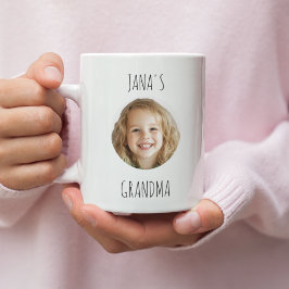 Gepersonaliseerde oma cadeau | Aangepast kleinkind Koffiemok