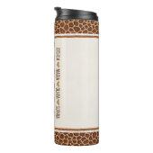 Gepersonaliseerde oma cadeau nana tuimelaar kleink thermosbeker (Geroteerd rechts)