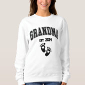 Gepersonaliseerde oma Est. sweatshirt (Voorkant)
