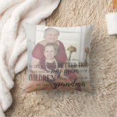 Gepersonaliseerde oma foto citaat kussen (Deken)
